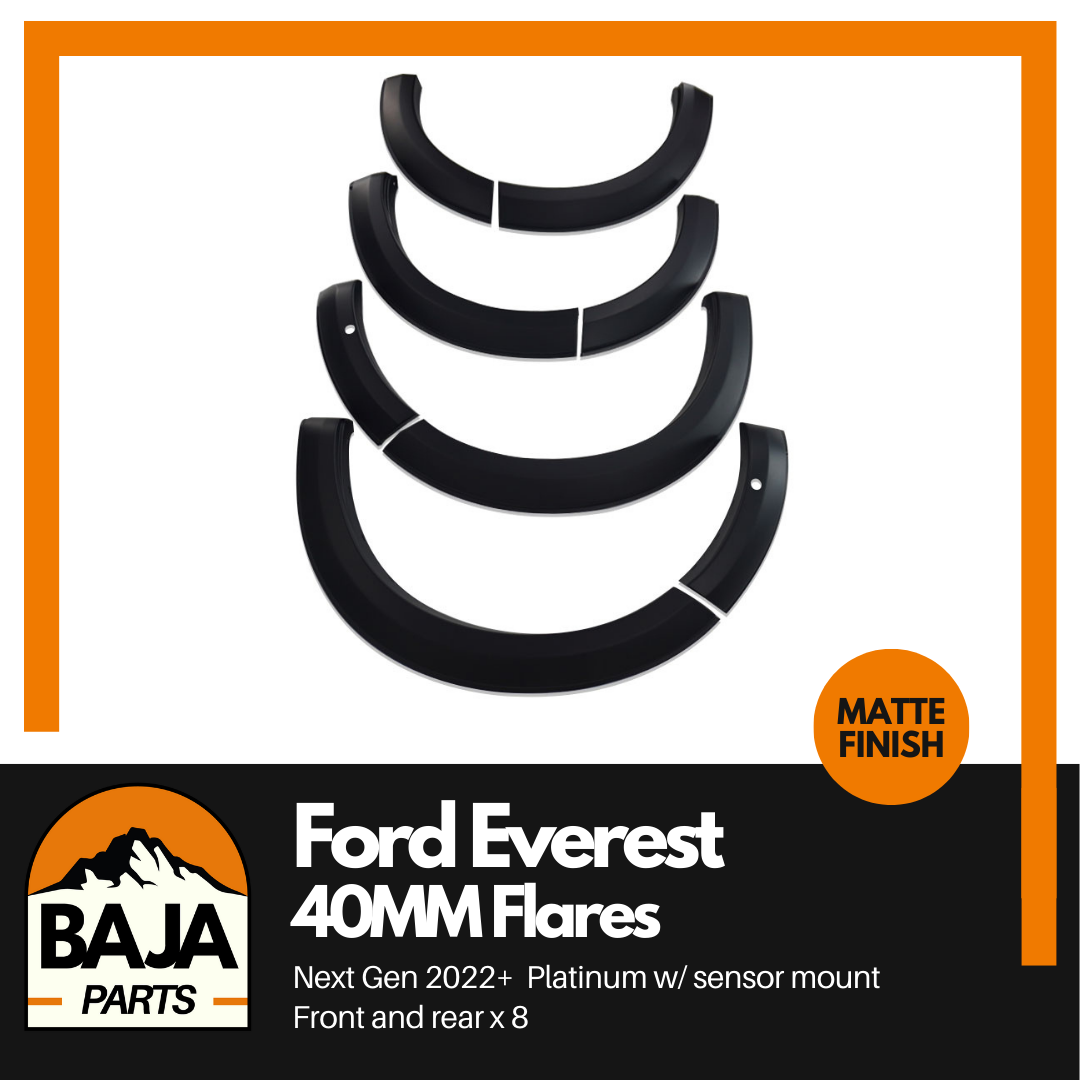 Ford Everest Flares Next Gen 2022+ 40mm Poke with sensor provisions