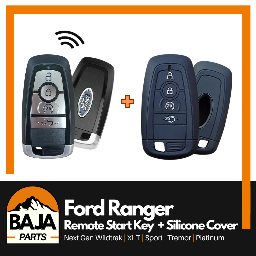 Ford Ranger/ Everest Next Gen 2022+ Remote Start Key + Silicone Cover