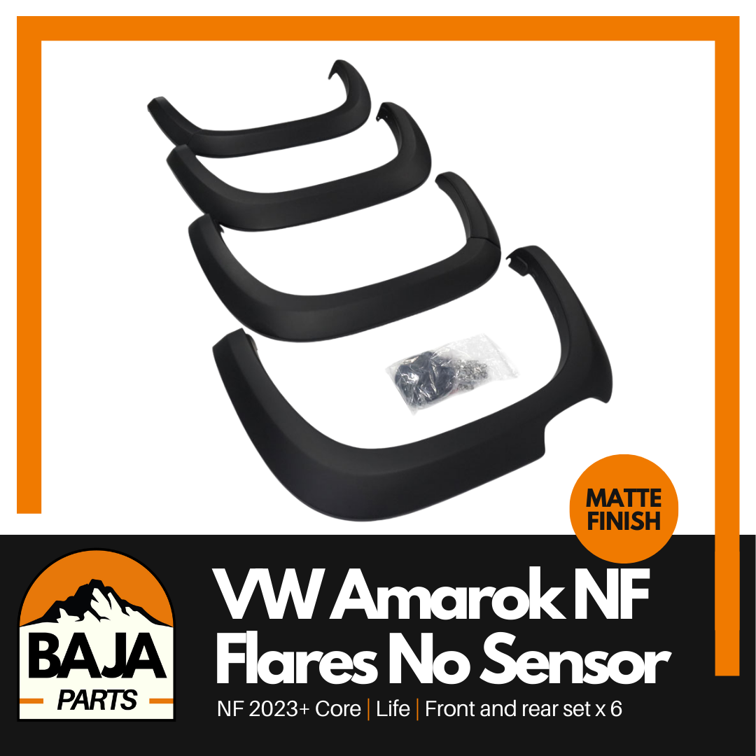 Volkswagen Amarok Fender Flare Set NF 2023+ ABS plastic Matte Finish