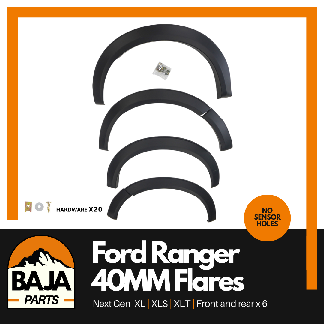 Ford Ranger Next Gen Fender Flares 2022+ 40MM poke (no sensor)