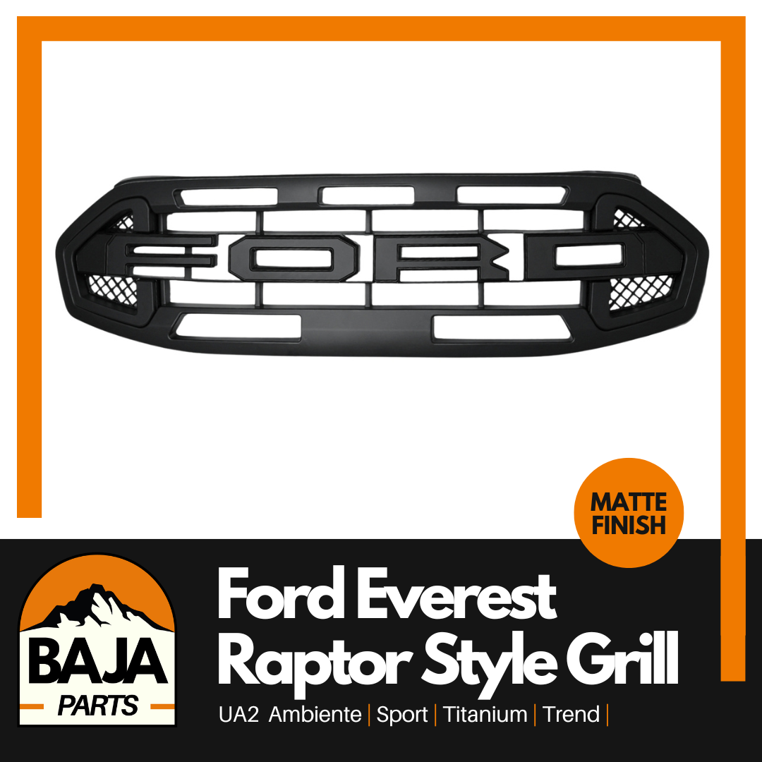 Ford Everest UA2 Raptor Style Grill for  2015-2018 (MATTE BLACK)