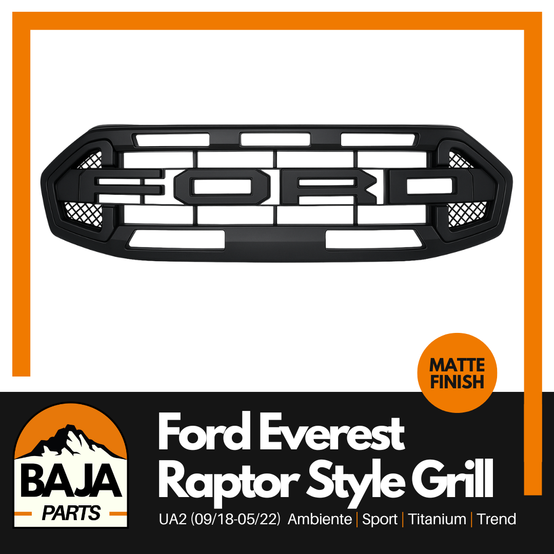 Ford Everest UA2 Raptor Style Grill for 09/2018-2022 (MATTE BLACK)