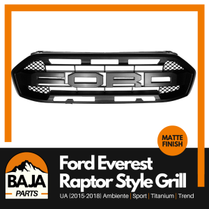 Ford Everest UA Raptor Style Grill for 2015-2018 (MATTE BLACK)