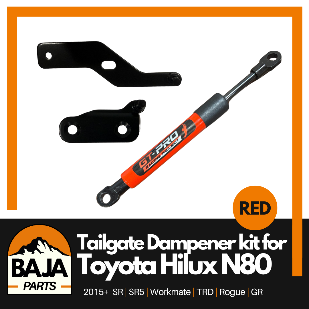 Tailgate Dampener Strut Kit for Toyota Hilux N80 2015+ (RED)