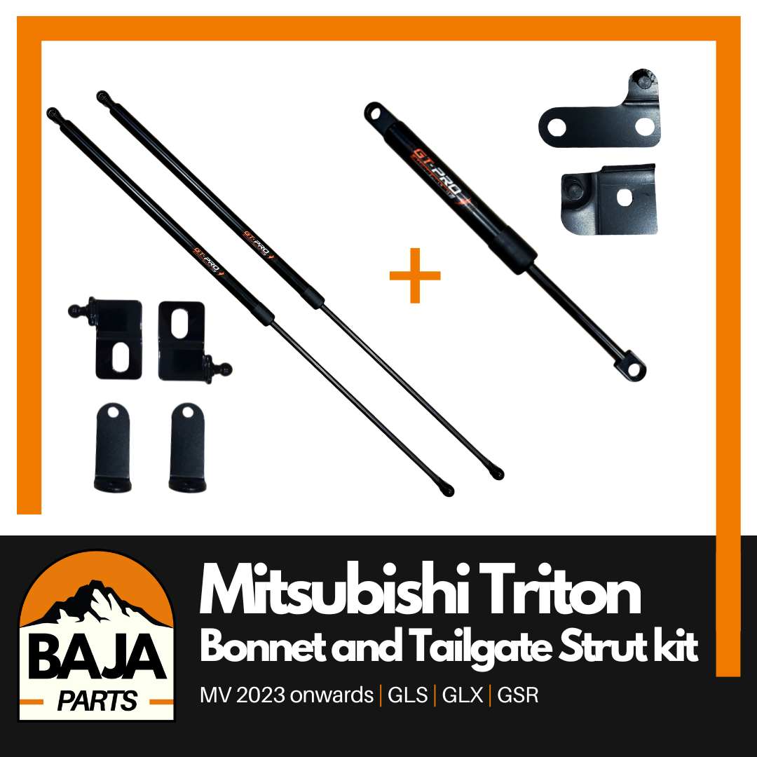 Mitsubishi Triton Bonnet and Tailgate Strut kit MV 2023- Onwards